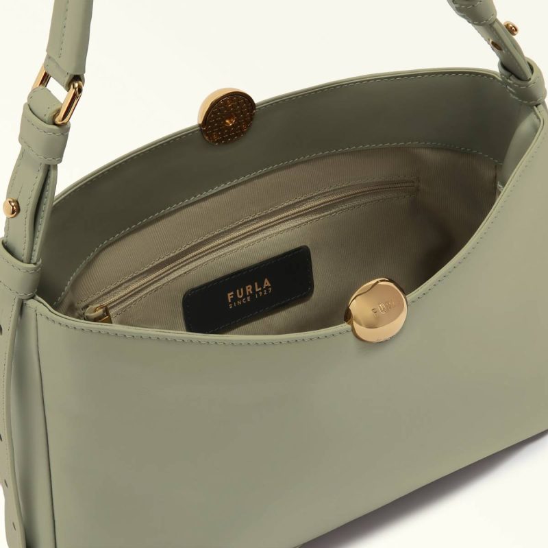 Furla Sfera Soft Shoulder Bag M Women Agave B Crossbodies - Image 4