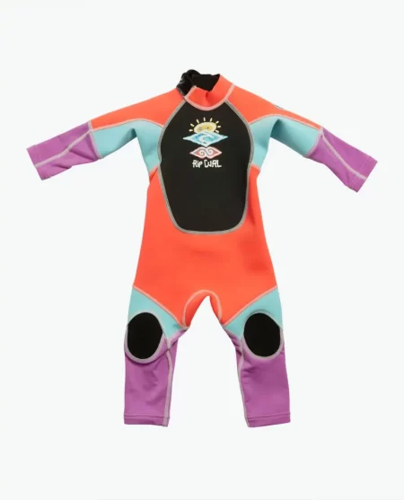 Girls Wetsuits Rip Curl Groms Omega Back Zip Easy On/Off Wetsuit Kids