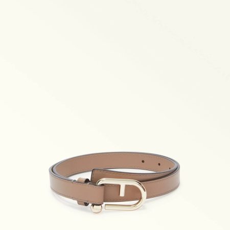 Greige Belts Women Furla Nuvola Fixed Belt