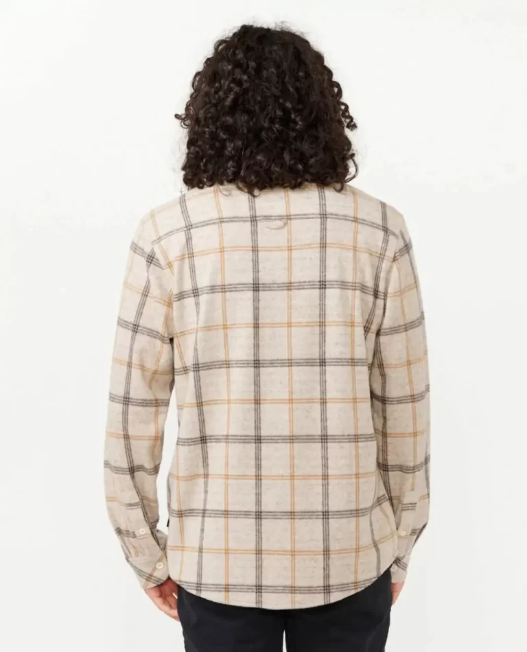 Grid Long Sleeve Shirt Mens Rip Curl Shirts & Flannels - Image 3