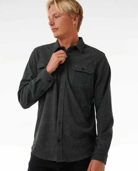 Grid Long Sleeve Shirt Rip Curl Mens Shirts & Flannels