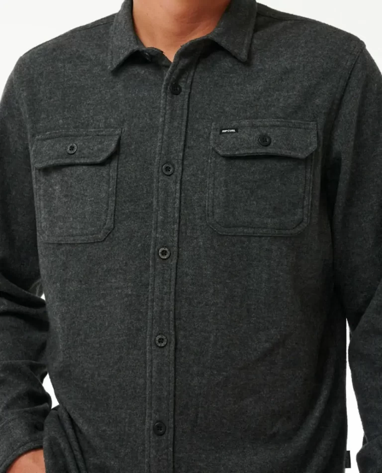 Grid Long Sleeve Shirt Rip Curl Mens Shirts & Flannels - Image 5