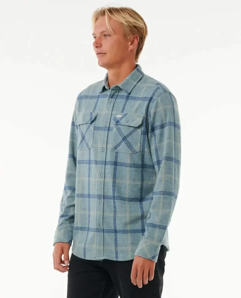Grid Long Sleeve Shirt Rip Curl Shirts & Flannels Mens - Image 2