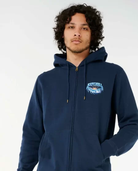 Hazed And Tubed Zip Thru Hoodies & Fleece Mens Rip Curl