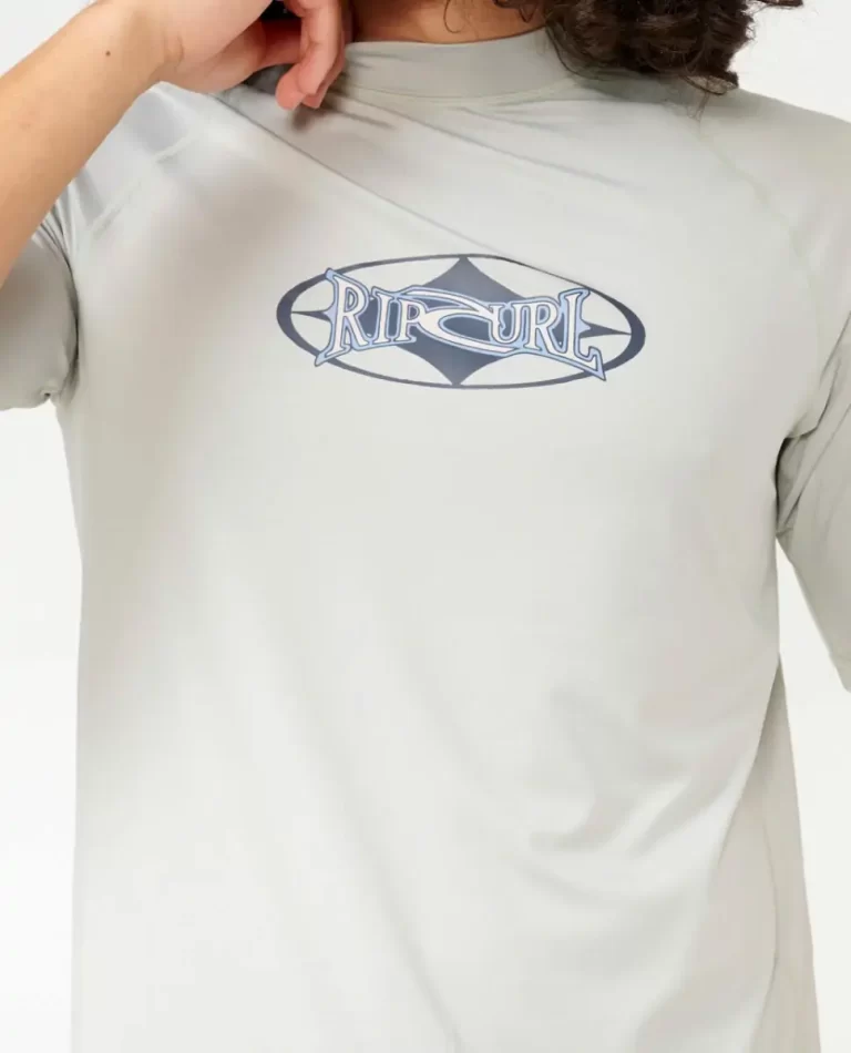 Heritage Oval Upf Short Sleeve Rash Guard Rip Curl Mens Rash Guards - Image 5