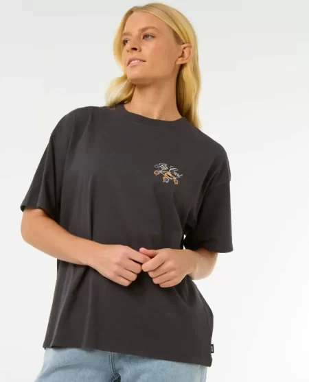 Hibiscus Diamond Heritage Tee Tees & Tanks Rip Curl Women