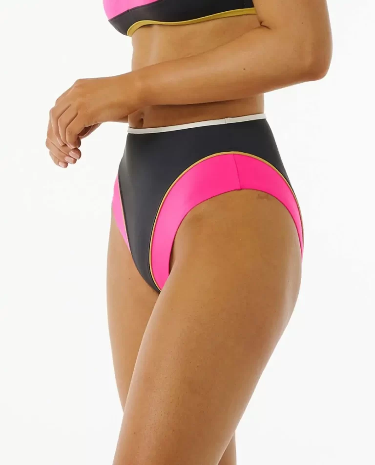 Hibiscus Heat Splice Full Coverage Bikini Bottom Women Rip Curl Bikini Bottoms - Image 2