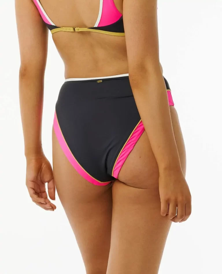 Hibiscus Heat Splice Full Coverage Bikini Bottom Women Rip Curl Bikini Bottoms - Image 3