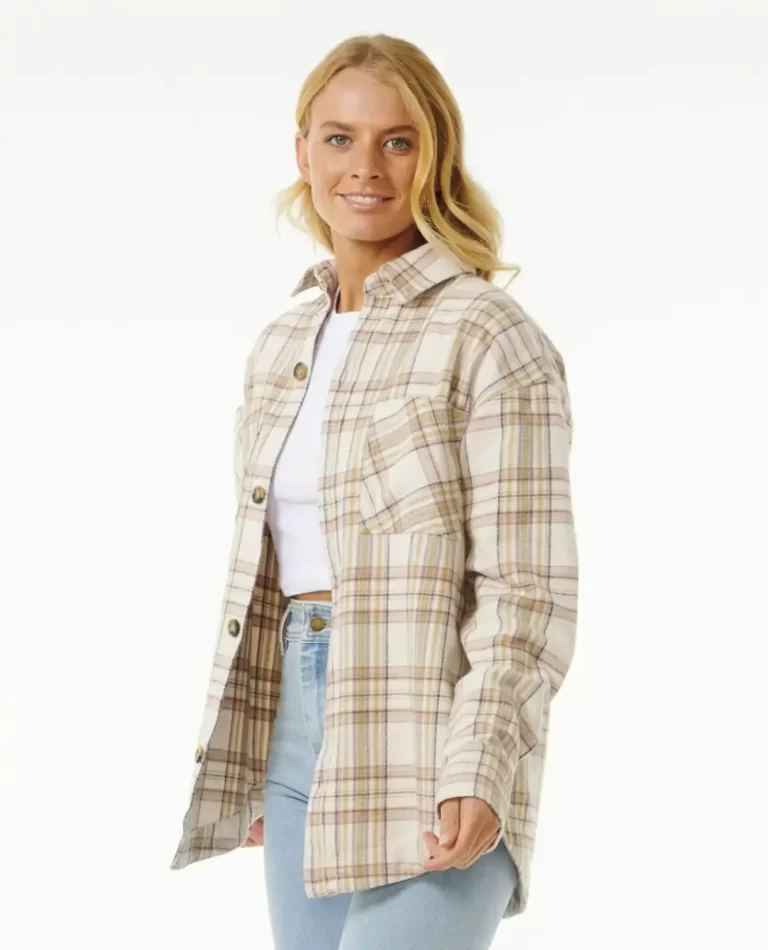 High Tide Soft Flannel Rip Curl Women Jackets - Image 2