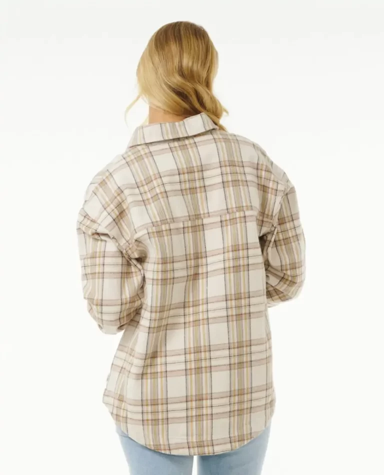High Tide Soft Flannel Rip Curl Women Jackets - Image 3