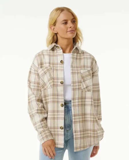 High Tide Soft Flannel Rip Curl Women Jackets