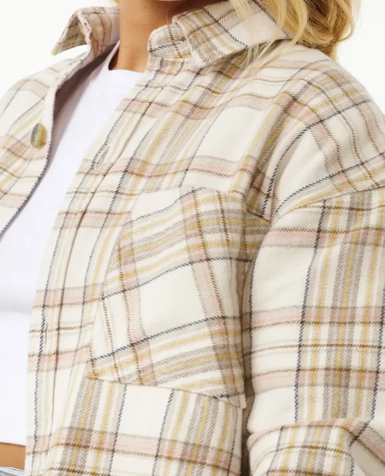 High Tide Soft Flannel Rip Curl Women Jackets - Image 5