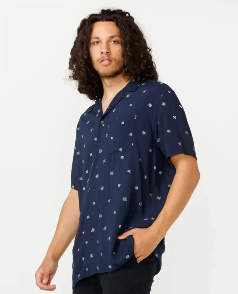Hoffman Micro Short Sleeve Shirt Rip Curl Shirts & Flannels Mens - Image 2