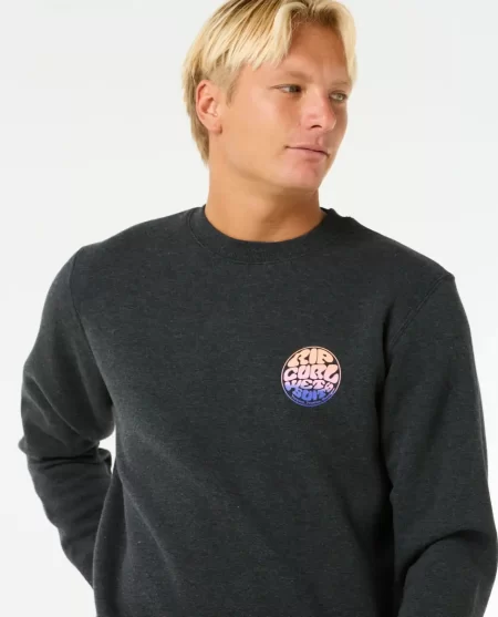Hoodies & Fleece Mens Rip Curl Wettie Icon Crew