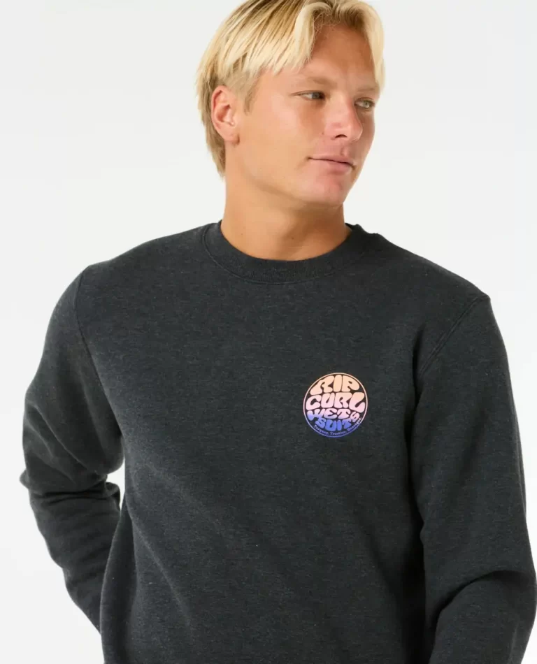 Hoodies & Fleece Mens Rip Curl Wettie Icon Crew