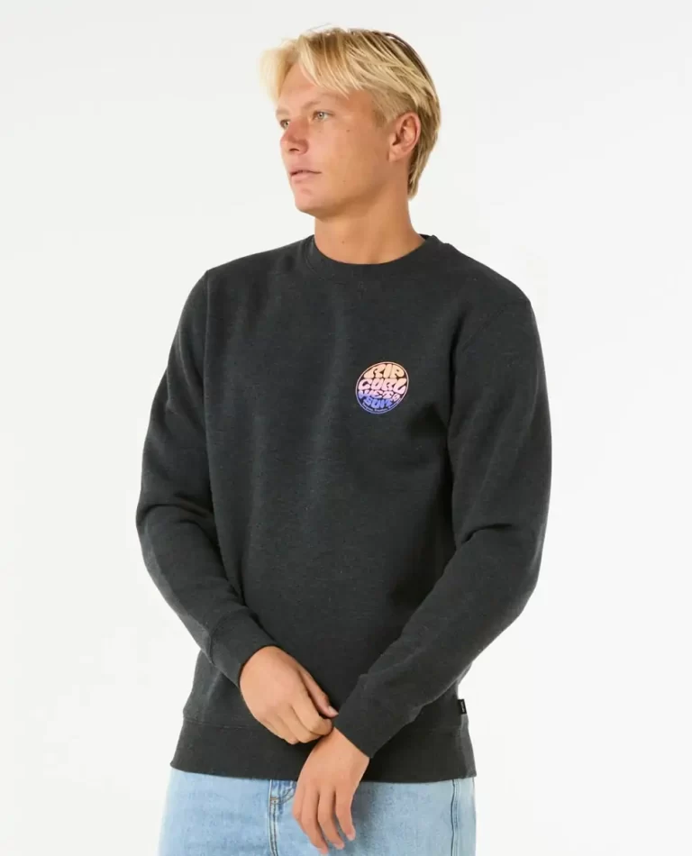Hoodies & Fleece Mens Rip Curl Wettie Icon Crew - Image 2
