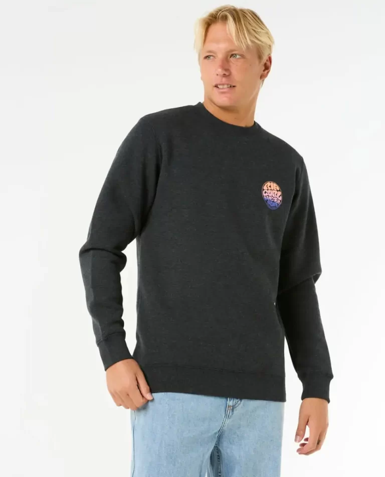 Hoodies & Fleece Mens Rip Curl Wettie Icon Crew - Image 5