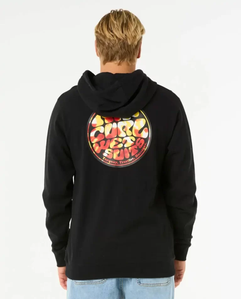 Hoodies & Fleece Mens Rip Curl Wettie Passage Icon Zip Through - Image 3