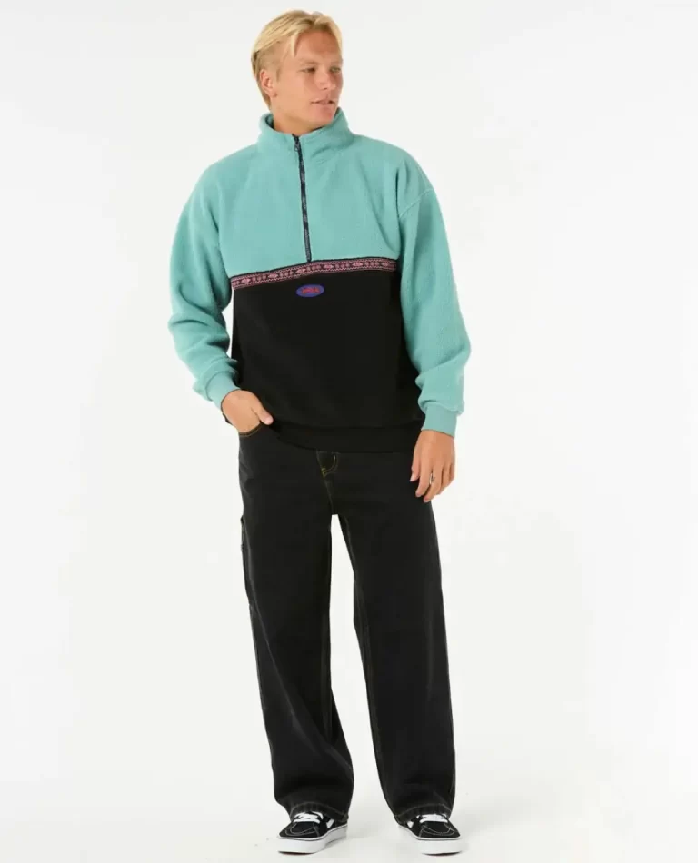 Hoodies & Fleece Raw Energy Quarter Zip Polar Rip Curl Mens - Image 4