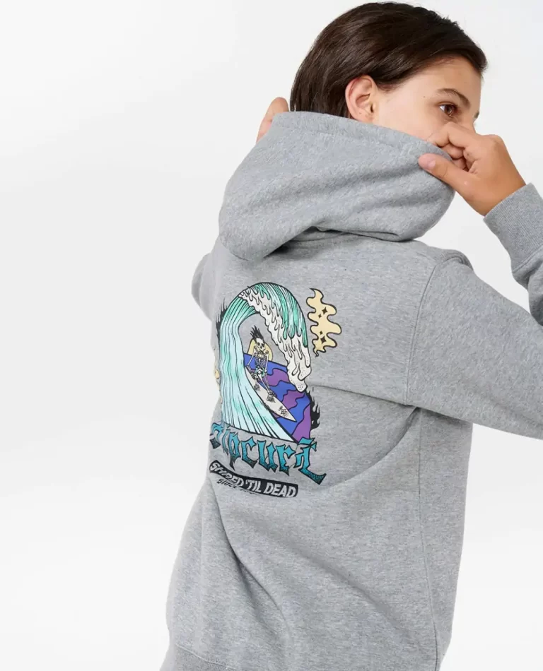 Hoodies & Fleece Rip Curl Kids Shred Till Dead Zip Through Fleece - Image 5