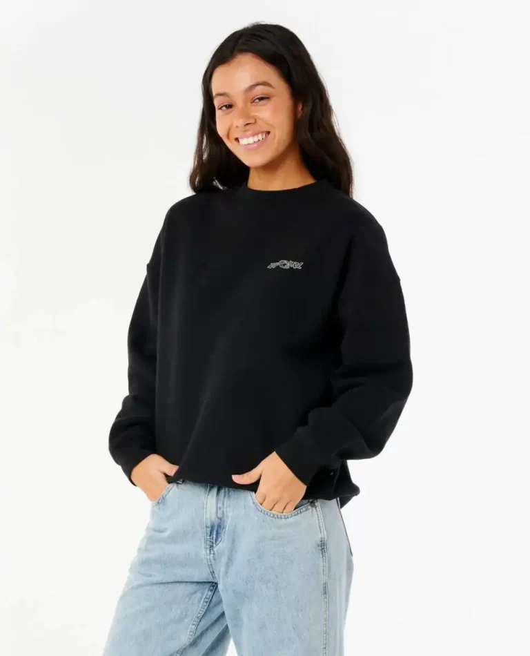 Hoodies & Fleece Rip Curl Women Neon Diamond Heritage Crew - Image 3