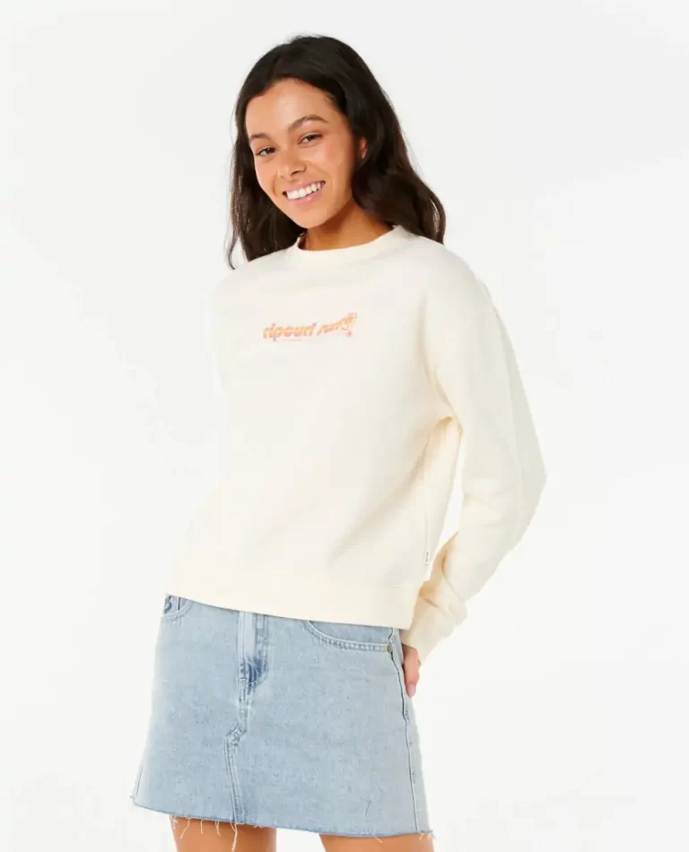 Hoodies & Fleece Women Neon Isles Relaxed Crew Rip Curl - Image 2