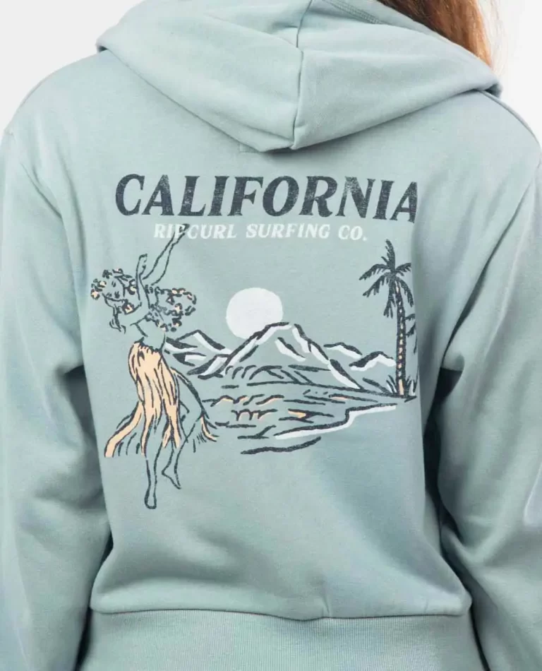 Hoodies & Fleece Women Rip Curl Diamond Bay Desto Zip Through Fleece Hood - Image 5