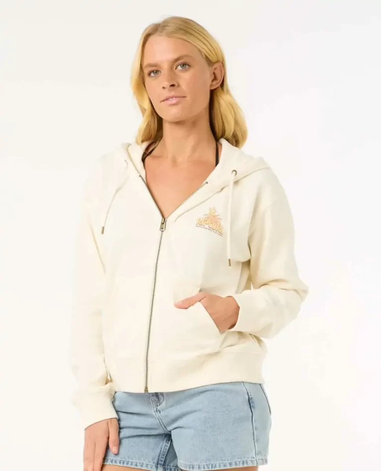 Hoodies & Fleece Women Rip Curl La Paloma Relaxed Zip Through - Image 3