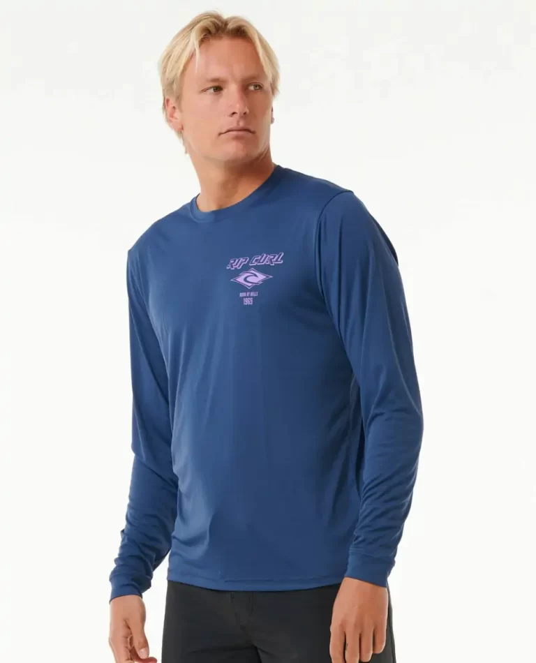 Icons Surflite Uv Long Sleeve Rash Guard Rip Curl Rash Guards Mens - Image 2