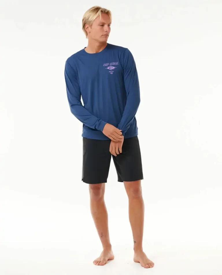 Icons Surflite Uv Long Sleeve Rash Guard Rip Curl Rash Guards Mens - Image 4