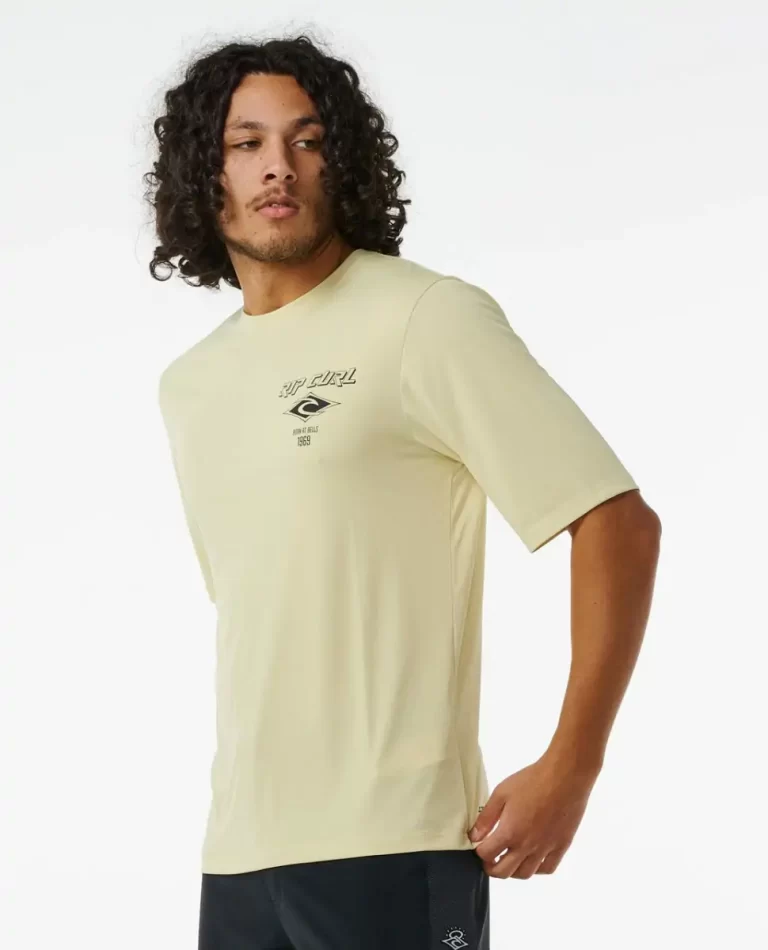 Icons Surflite Uv Short Sleeve Rash Guard Mens Rip Curl Rash Guards - Image 2