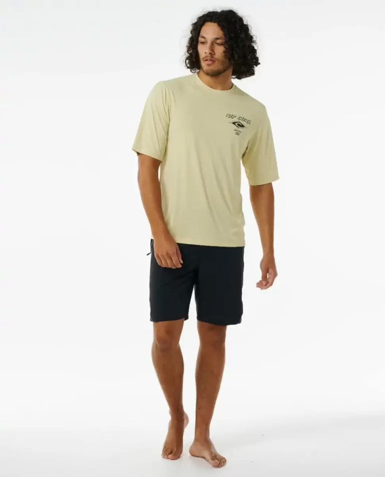 Icons Surflite Uv Short Sleeve Rash Guard Mens Rip Curl Rash Guards - Image 4
