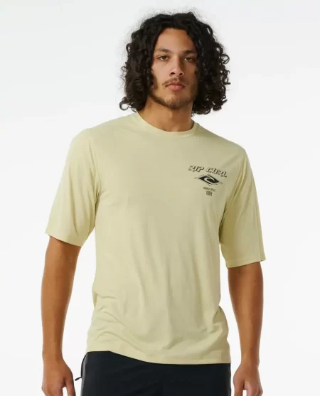 Icons Surflite Uv Short Sleeve Rash Guard Mens Rip Curl Rash Guards