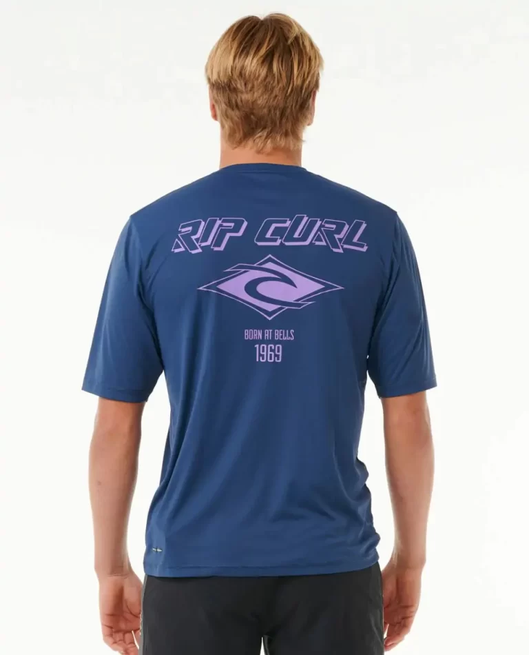Icons Surflite Uv Short Sleeve Rash Guard Rip Curl Rash Guards Mens - Image 3