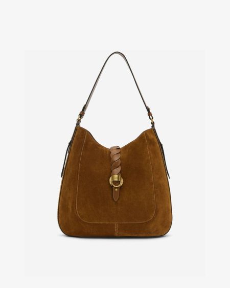 Isabel Marant Crossbody Bags Women Altay Hobo Bag Cognac