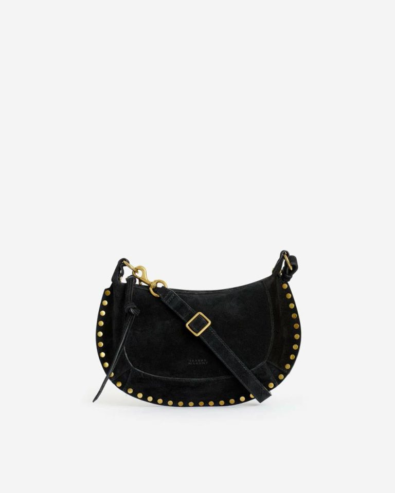 Isabel Marant Oskan Moon Bag Crossbody Bags Women Black - Image 4