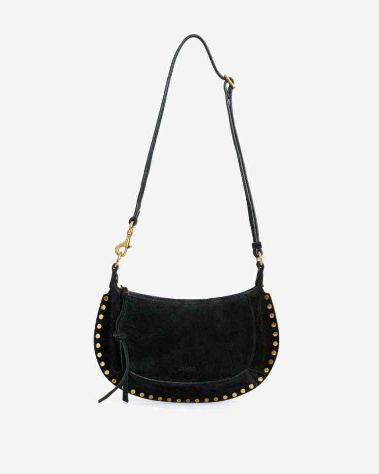 Isabel Marant Oskan Moon Bag Crossbody Bags Women Black - Image 5