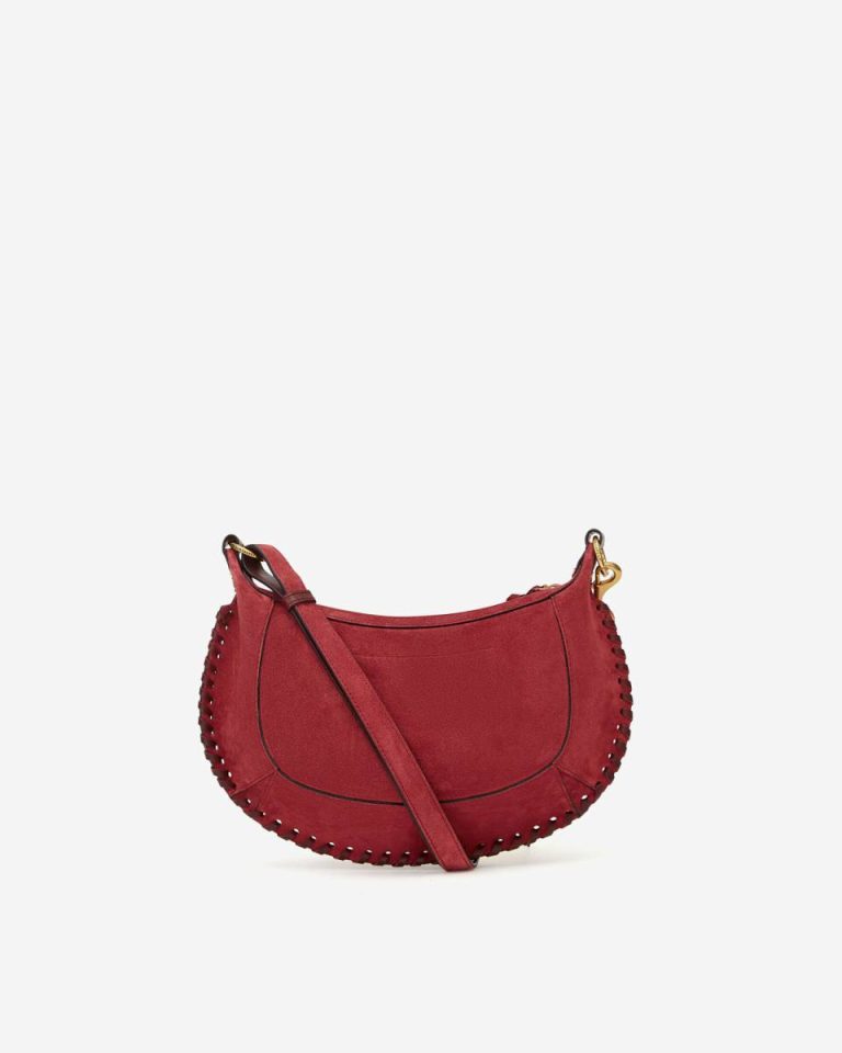 Isabel Marant Women Oskan Moon Bag Berry Crossbody Bags - Image 2