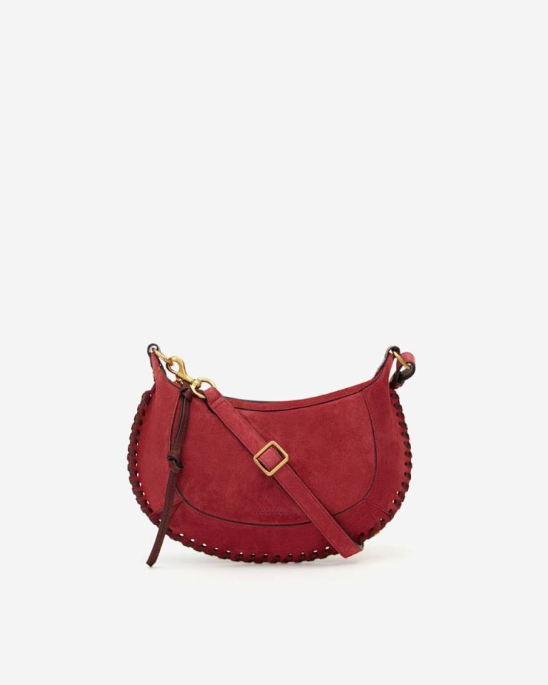 Isabel Marant Women Oskan Moon Bag Berry Crossbody Bags - Image 3