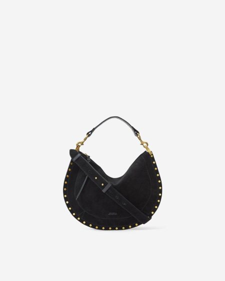 Isabel Marant Women Oskan Soft Zipped Bag Crossbody Bags Black