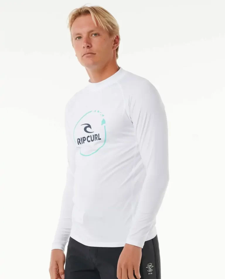 Island Vibe Upf50  Long Sleeve Rash Guard Mens Rip Curl Rash Guards - Image 2