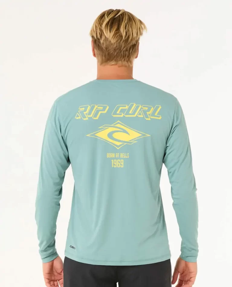 Jackets Vests & Bottoms Mens Icons Surflite Uv Long Sleeve Rash Guard Rip Curl - Image 3