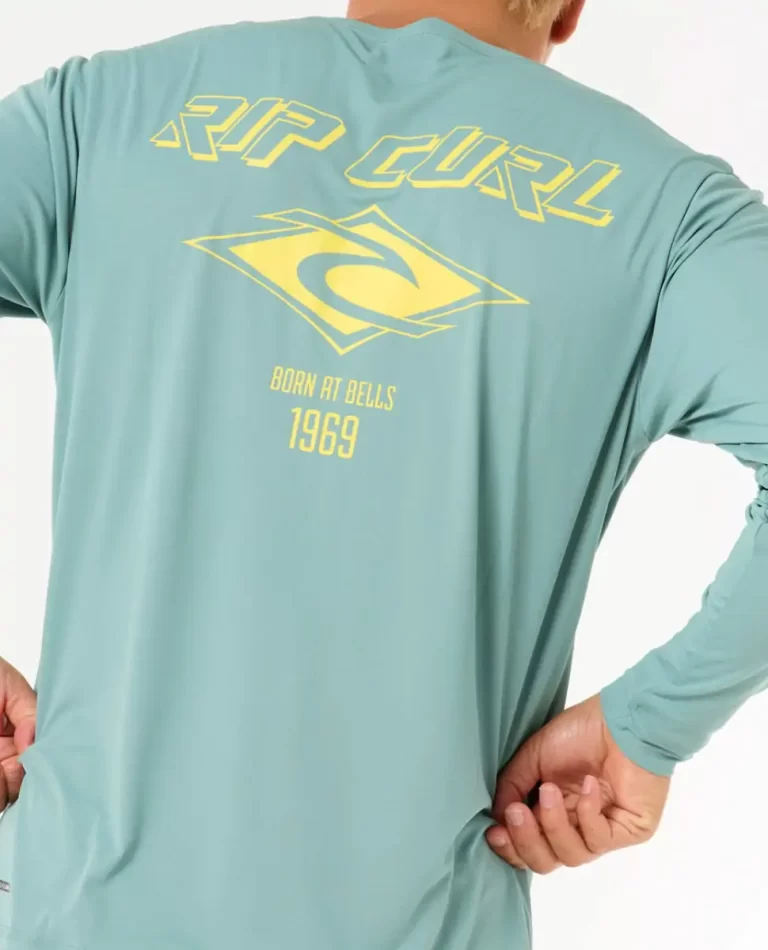 Jackets Vests & Bottoms Mens Icons Surflite Uv Long Sleeve Rash Guard Rip Curl - Image 5