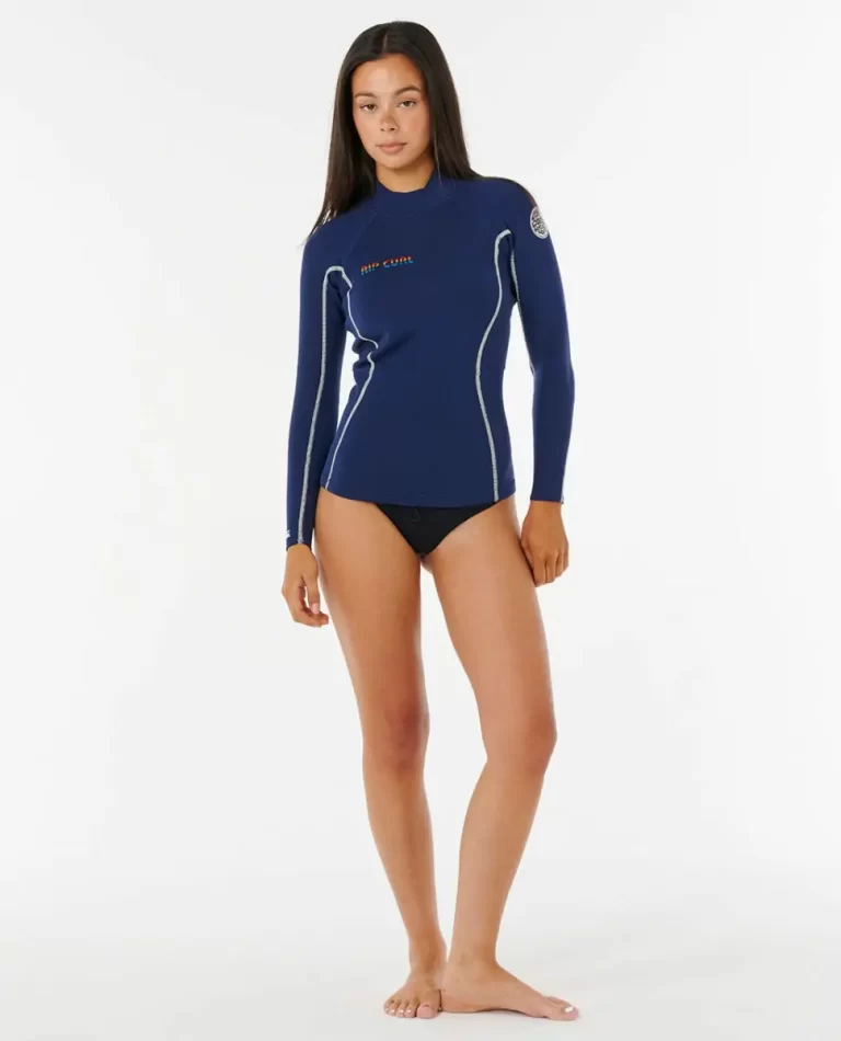 Jackets Vests & Bottoms Women Stephanie Gilmore Dawn Patrol Long Sleeve 1.5Mm Wetsuit Jacket Rip Curl - Image 4