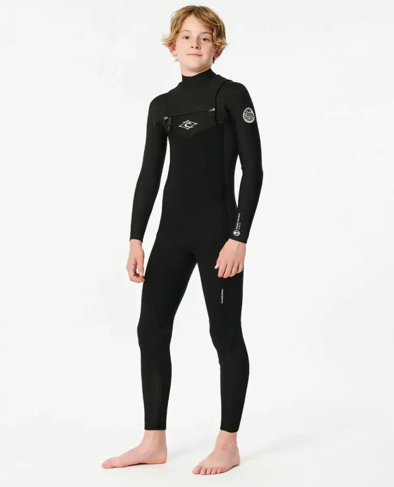 Junior Dawn Patrol Chest Zip 3/2 Wetsuit Rip Curl Fullsuits Kids - Image 2