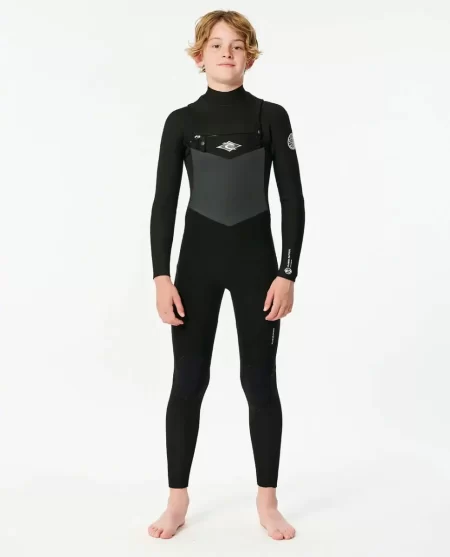 Junior Dawn Patrol Chest Zip 3/2 Wetsuit Rip Curl Fullsuits Kids