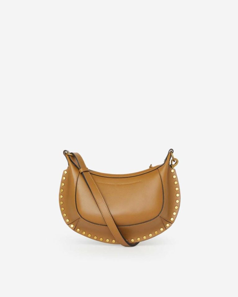 Khaki Oskan Moon Bag Crossbody Bags Women Isabel Marant - Image 2