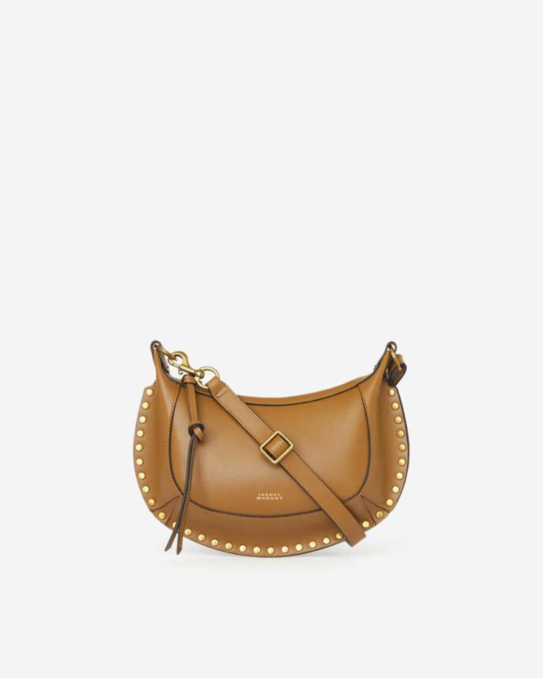 Khaki Oskan Moon Bag Crossbody Bags Women Isabel Marant - Image 3