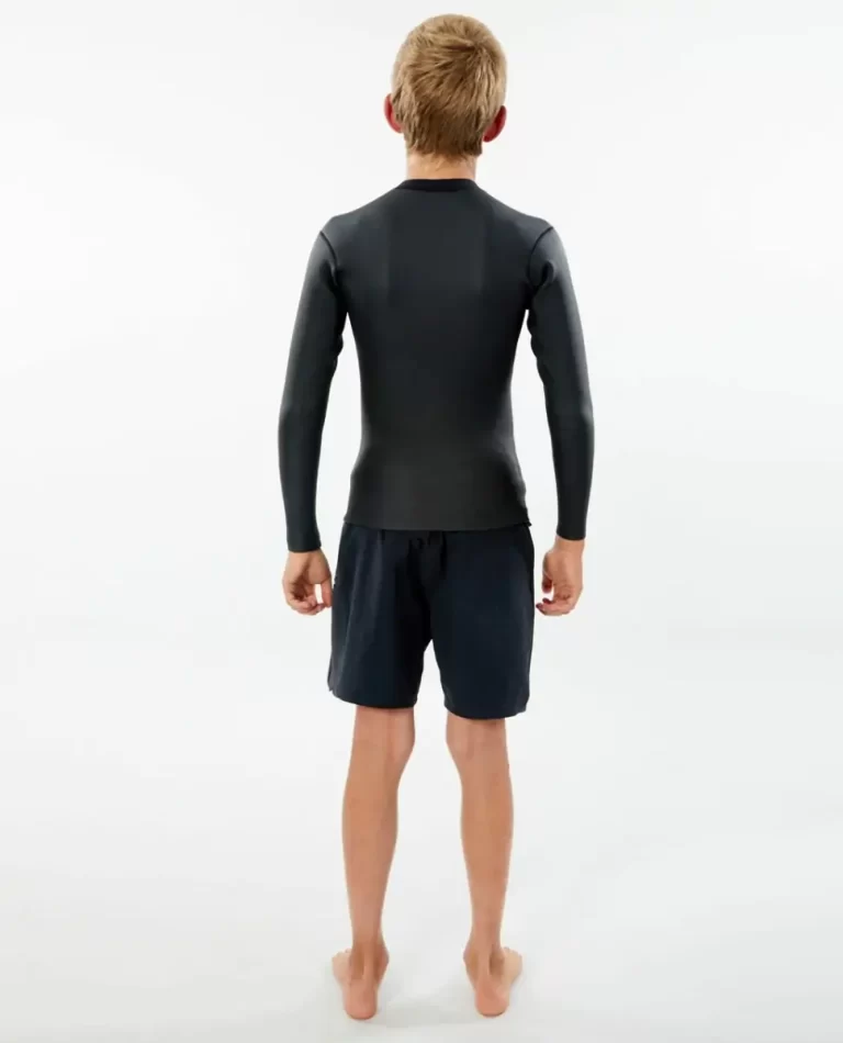 Kids Dawn Patrol Long Sleeve Front Zip Jacket Rip Curl Springsuits - Image 4