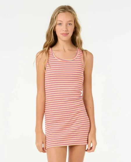 Kids High Tide Stripe Dress Dresses & Rompers Rip Curl